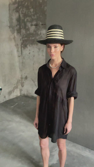 HARNESS BUTTON SHIRTDRESS- HR1