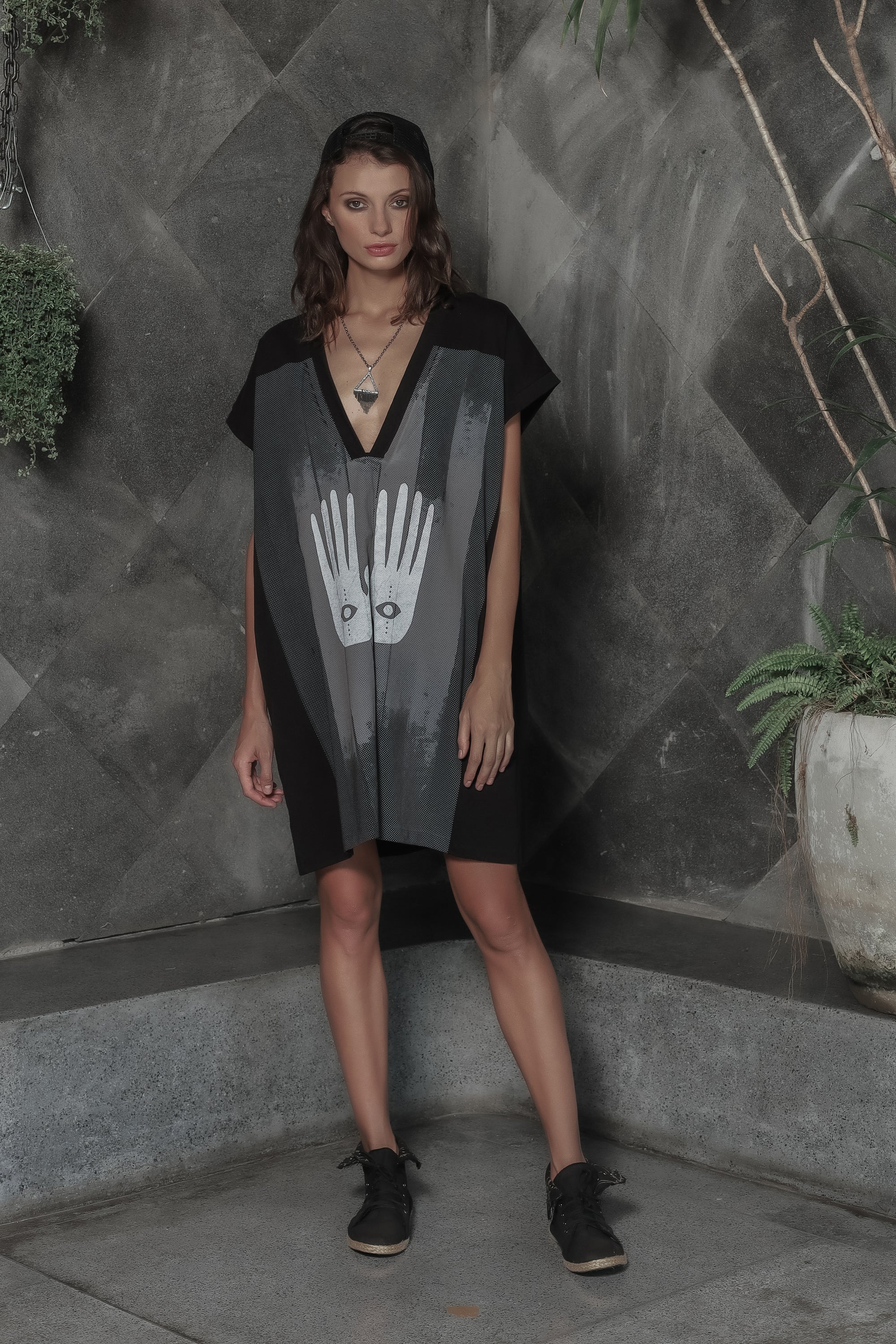 EXIT V NECK TUNIC - EX1