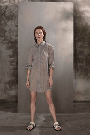 HARNESS BUTTON SHIRTDRESS- HR2