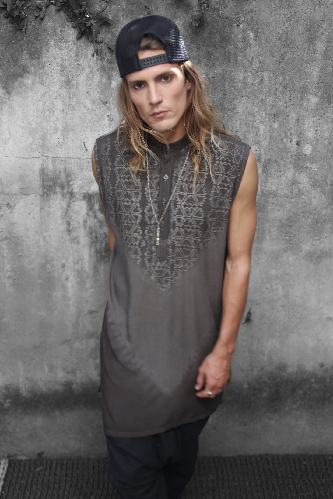 SLEEVELESS KURTA SHIRT - SK9